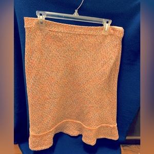 Tweed, pink & cream skirt